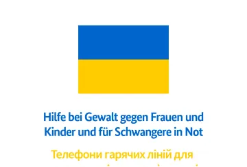Banner Hilfer für ukrainische Frauen und Kinder