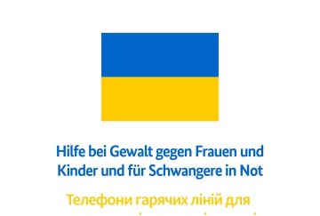 Banner Hilfer für ukrainische Frauen und Kinder