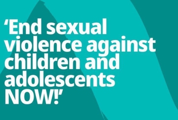Banner: Wnd sexual violence against children and adolescents now!