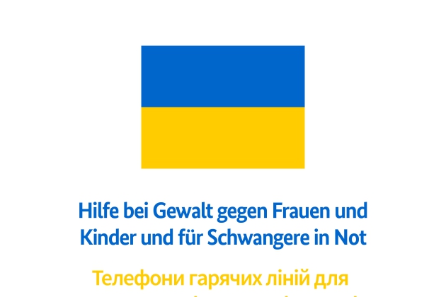 Banner Hilfer für ukrainische Frauen und Kinder